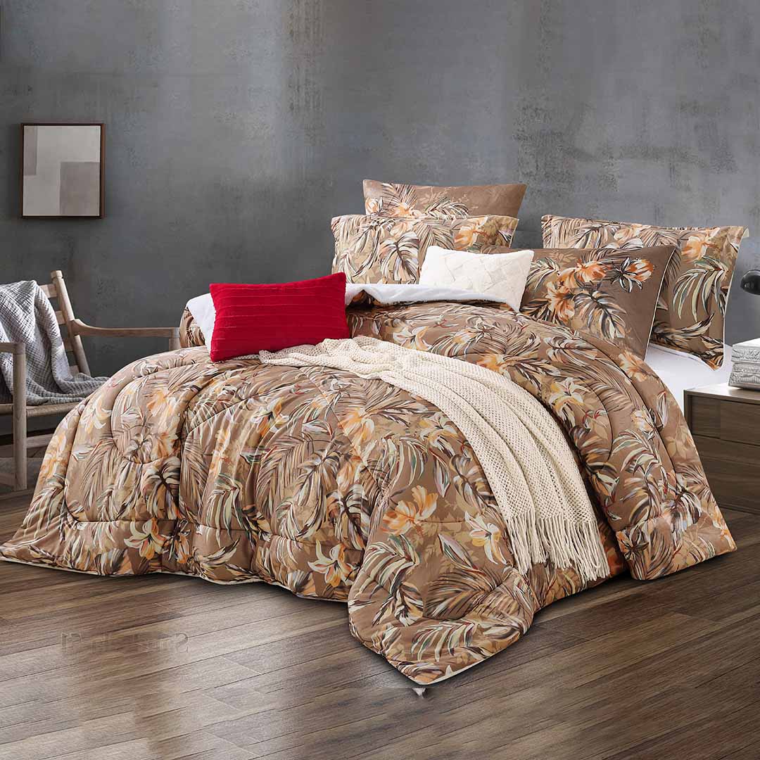 Sandrela Printed Velvet Fur Comforter Set — box contents