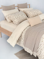 Lino 100% Linen Cotton Printed Comforter Set