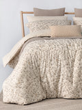 Lino 100% Linen Cotton Printed Comforter Set