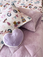Lumira Two face Velvet Fur Kids Comforter set
