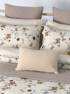 Lino 100% Linen Cotton Printed Comforter Set
