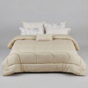 Bergamo Lyocell Printed Solid Comforter set