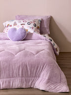 Lumira Two face Velvet Fur Kids Comforter set