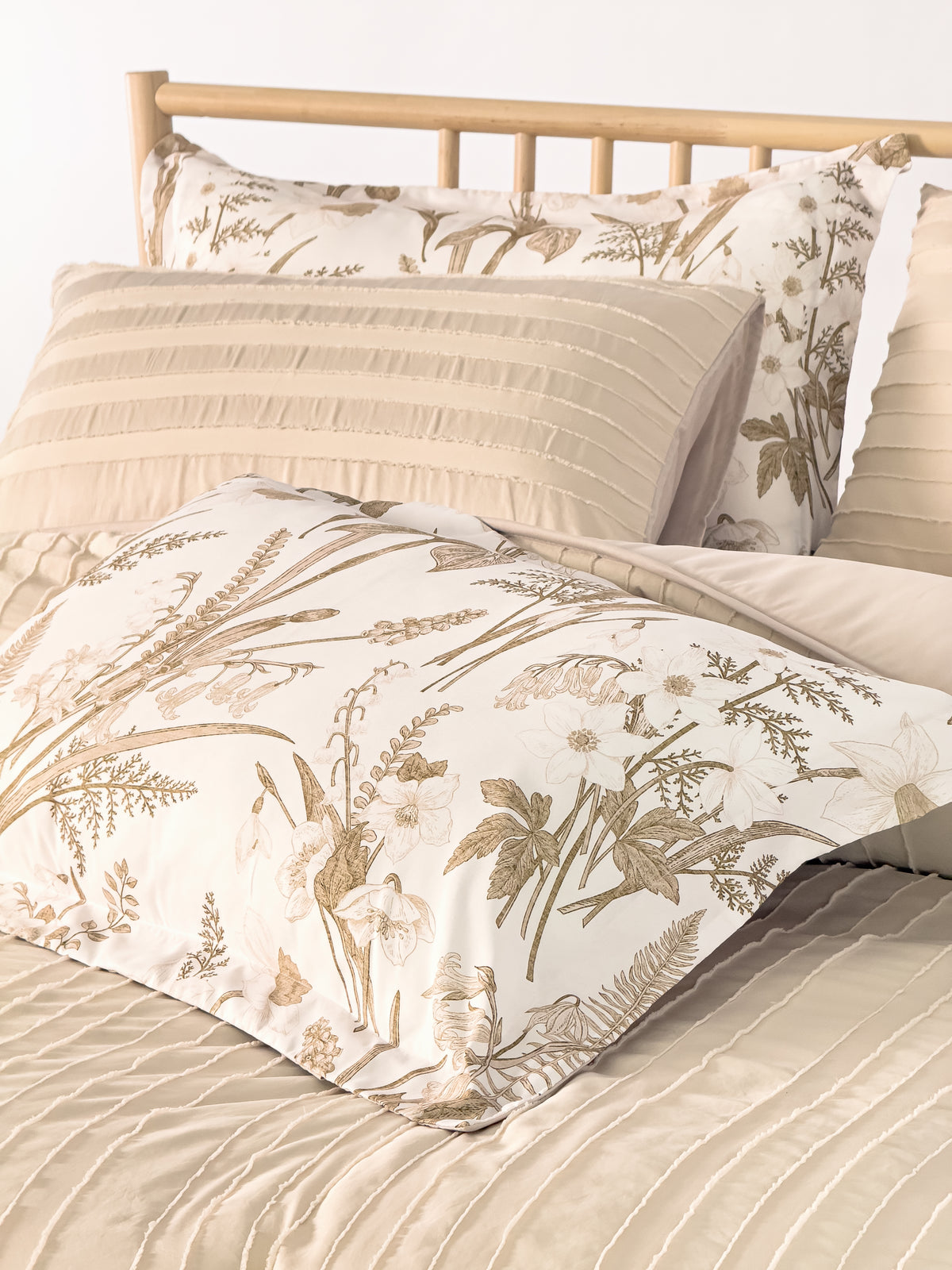Stripy Solid Striped Comforter Set 6 PCS
