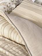 Stripy Solid Striped Comforter Set 6 PCS