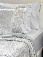 Isabella Double Fur Lace Blanket 7 Pieces set