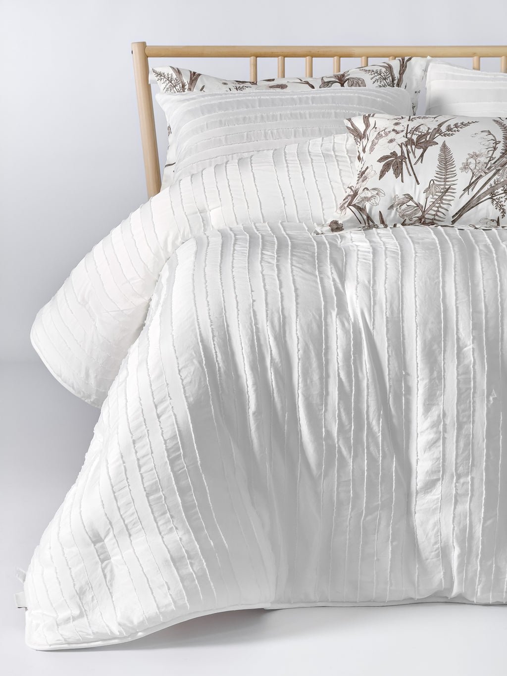 Stripy Solid Striped Comforter Set 6 PCS