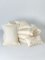 Taj Embroidery Solid 100% Cotton Comforter Set