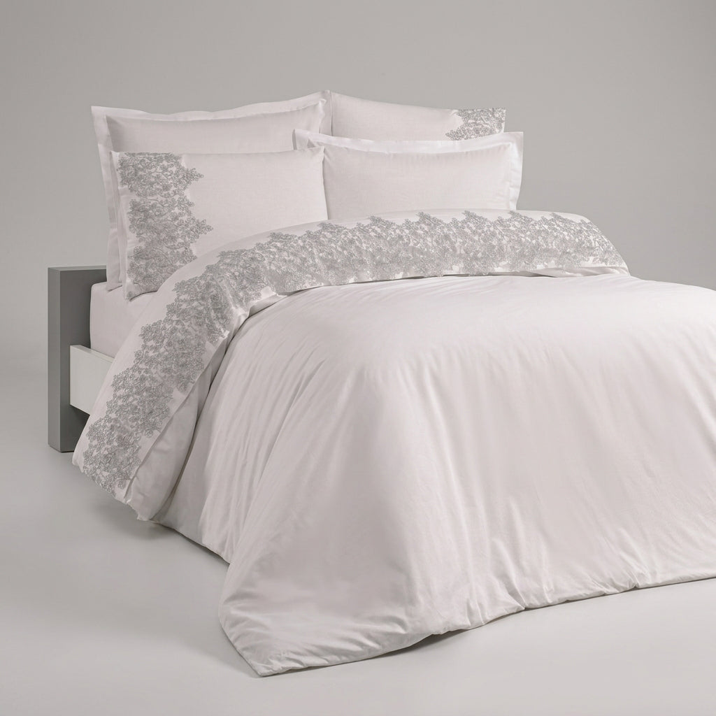 Flora Lace Duvet Cover Set