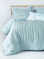 Stripy Solid Striped Comforter Set 6 PCS