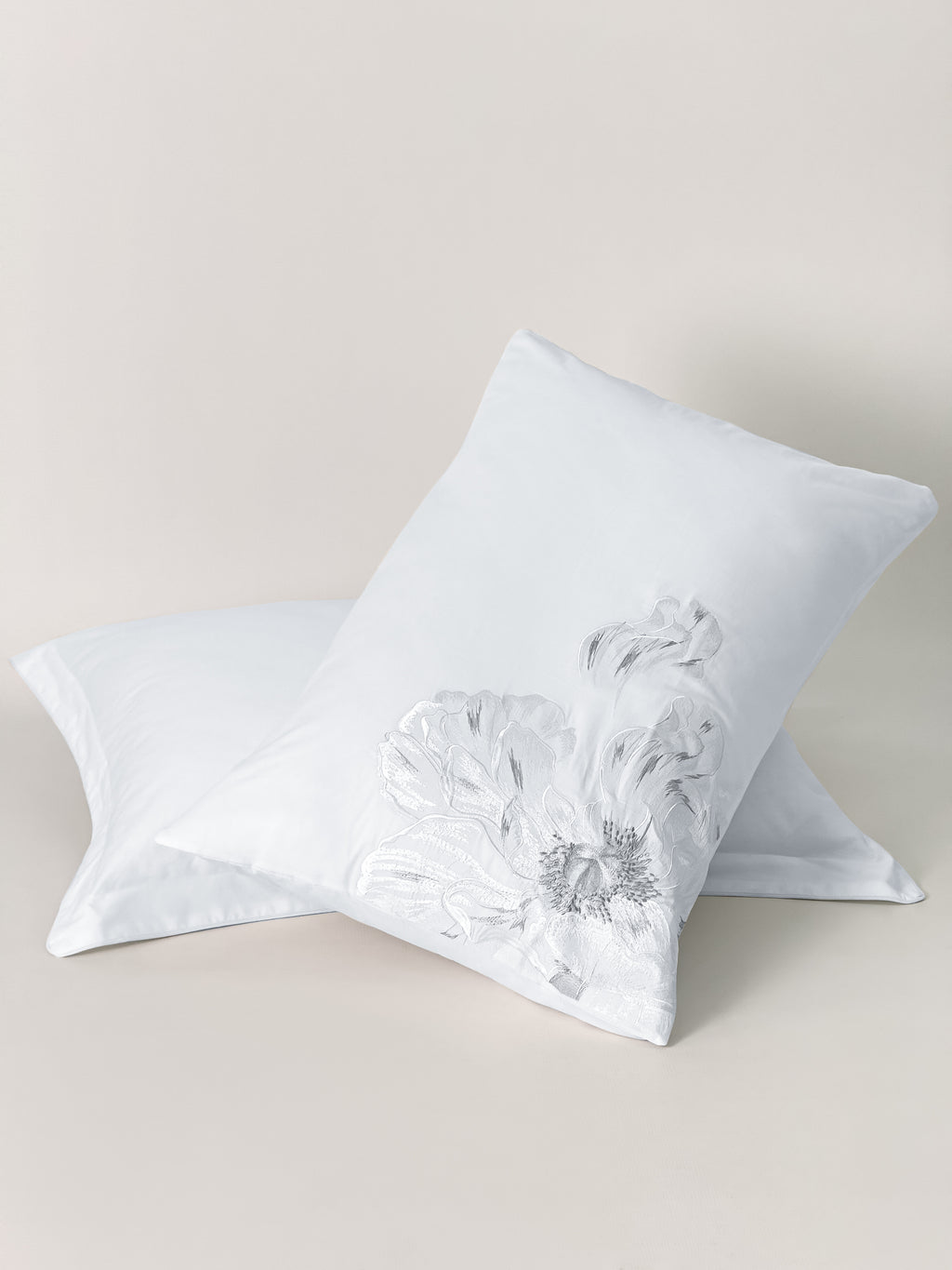 Elite Embroidery Solid Cotton 100% Comforter Set Single Size 4 PCS