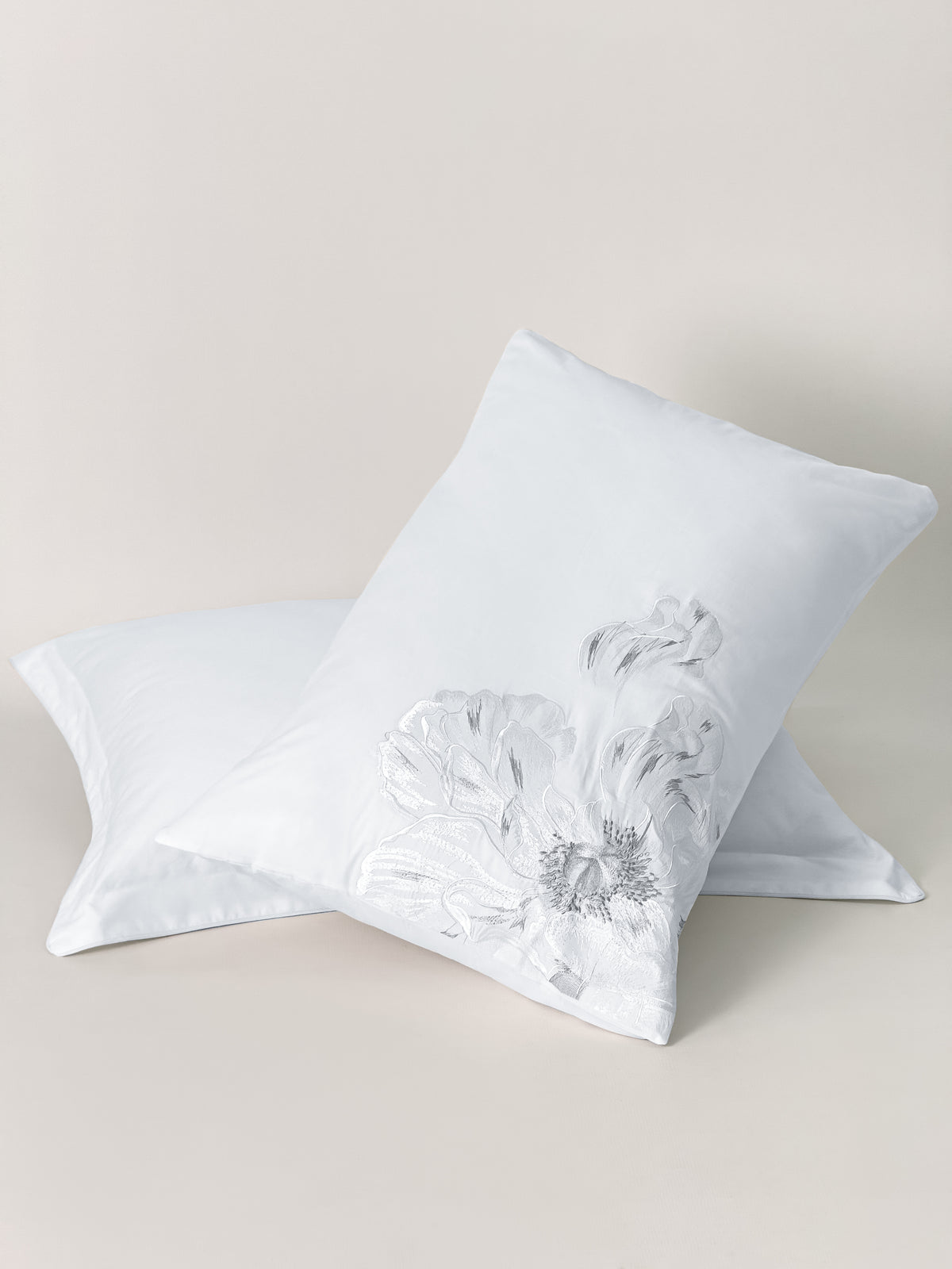 Elite Embroidery Solid Cotton 100% Comforter Set Single Size 4 PCS