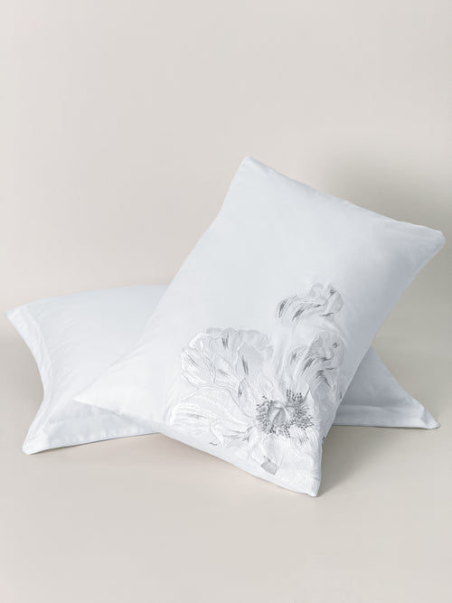 Elite Embroidery Solid Cotton 100% Comforter Set