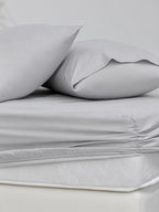 Elite Solid Fitted Sheet Set Cotton 100% 200 TC