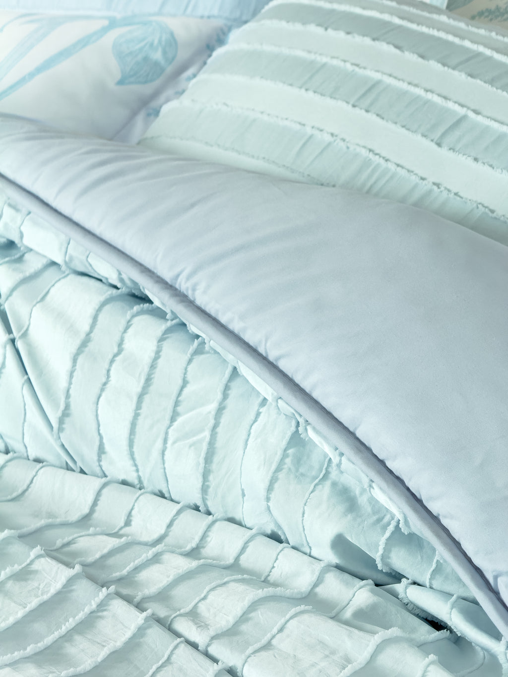 Stripy Solid Striped Comforter Set 6 PCS