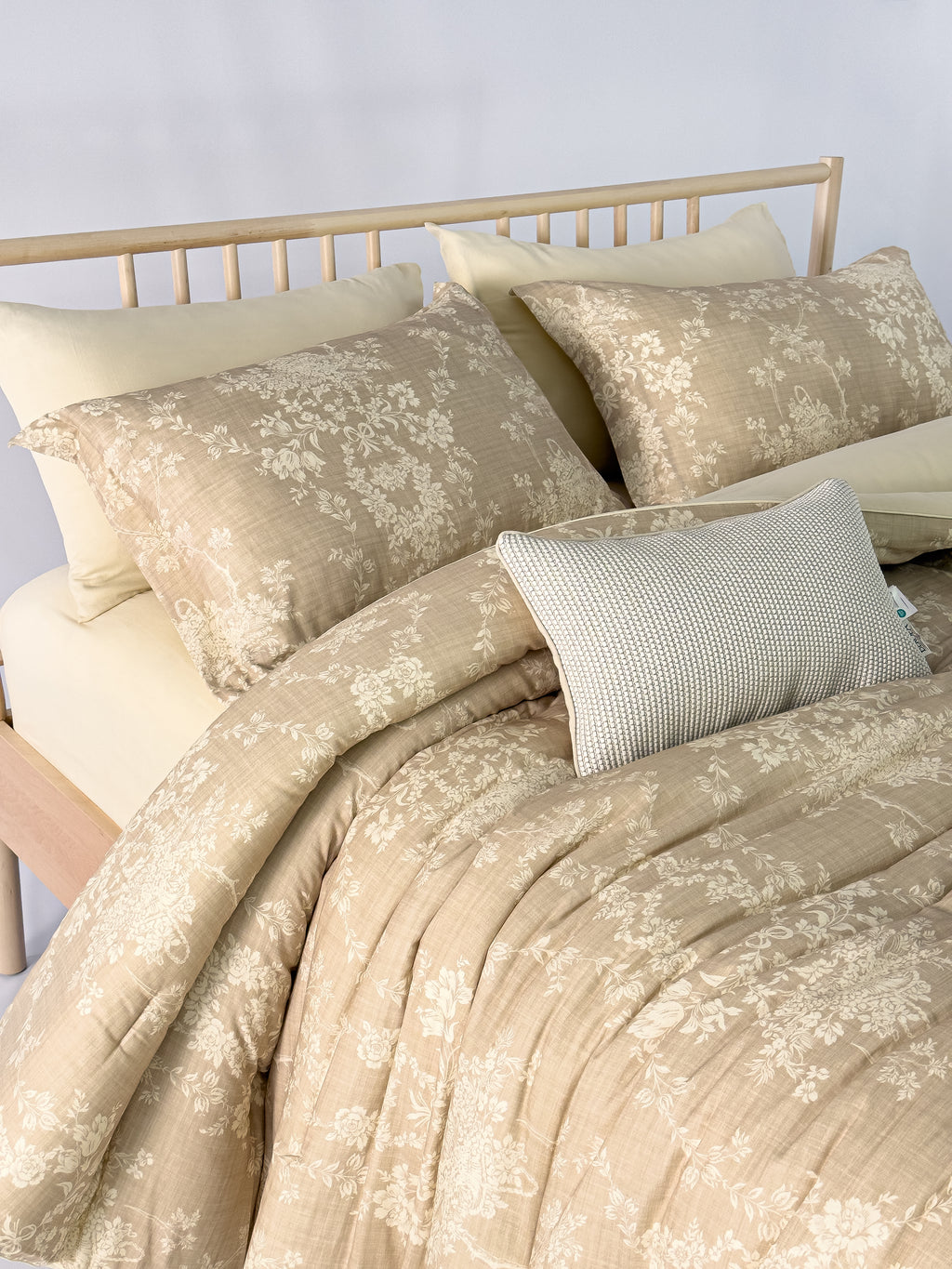 Musleen 100% Cotton Printed Comforter Set