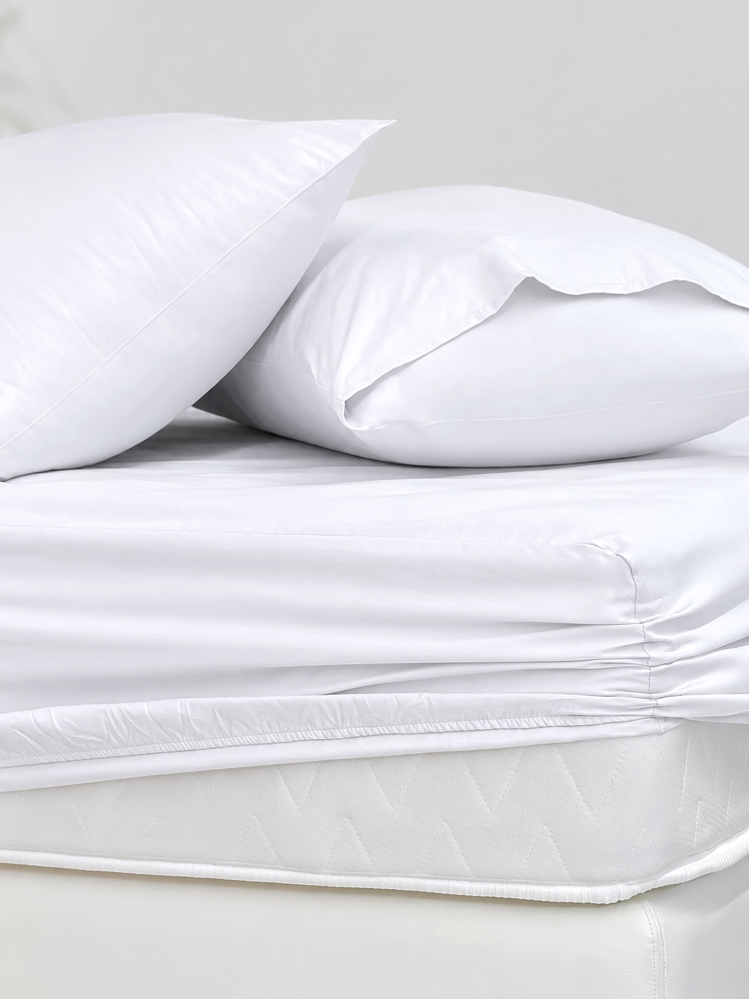 Elite Solid Fitted Sheet Set Cotton 100% 200 TC