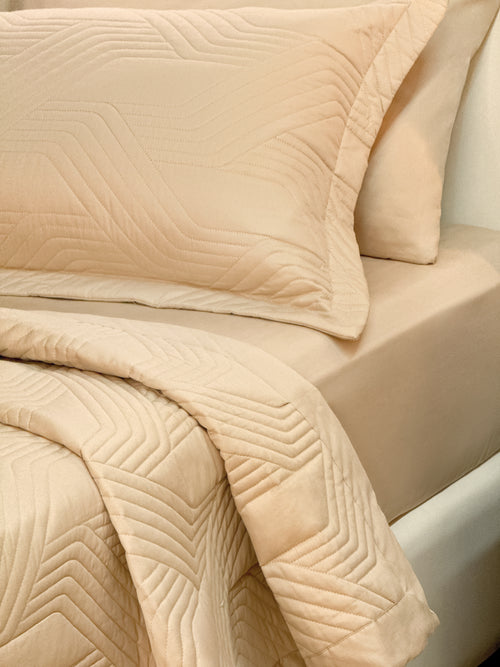 Dolce Solid Bedspread Set 4 pieces Twin