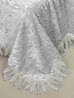 Isabella Double Fur Lace Blanket 7 Pieces set