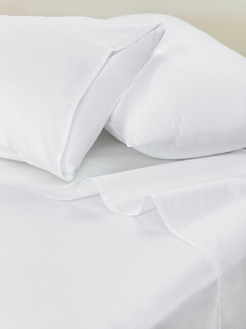 Elite Solid Flat Sheet Set Cotton 100% 200 TC