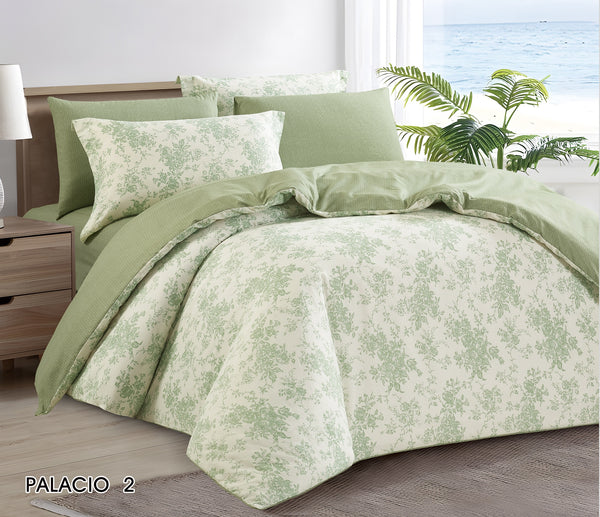 Palacio Cotton Printed Duvet Cover Set