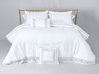 Crown Embroidery Solid Comforter Set