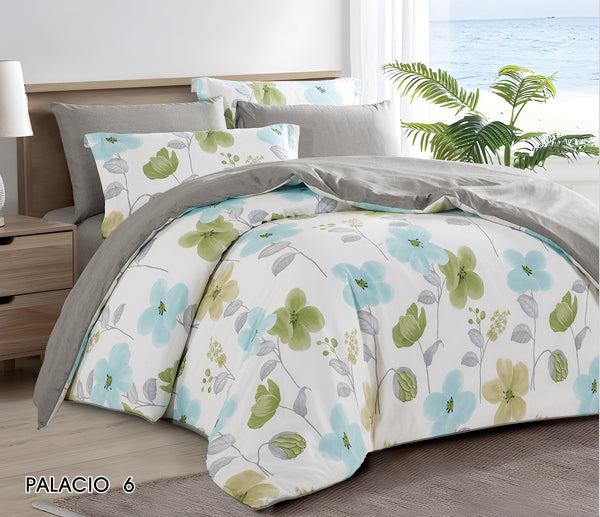 Palacio Cotton Printed Duvet Cover Set