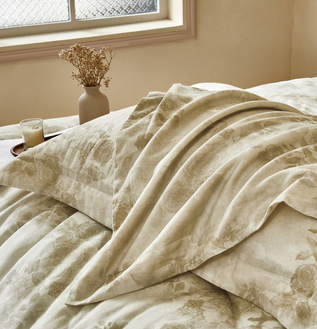 Musleen 100% Cotton Printed Comforter Set