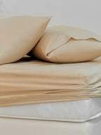 Elite Solid Fitted Sheet Set Cotton 100% 200 TC