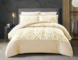 Anita Velvet Comforter Set Hazel