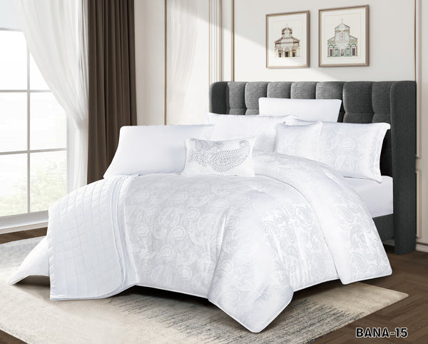 Bana Jacquard Microfiber comforter set