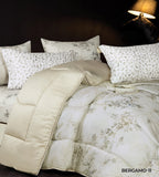 Bergamo Lyocell Printed Solid Comforter set Queen size 4 PCS
