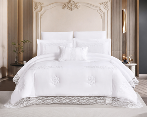 Martina Wedding Lace Comforter Set