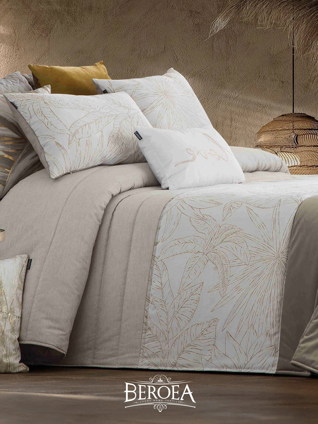 Spanish Box Jacquard with Cotton Comforter 7 Pcs