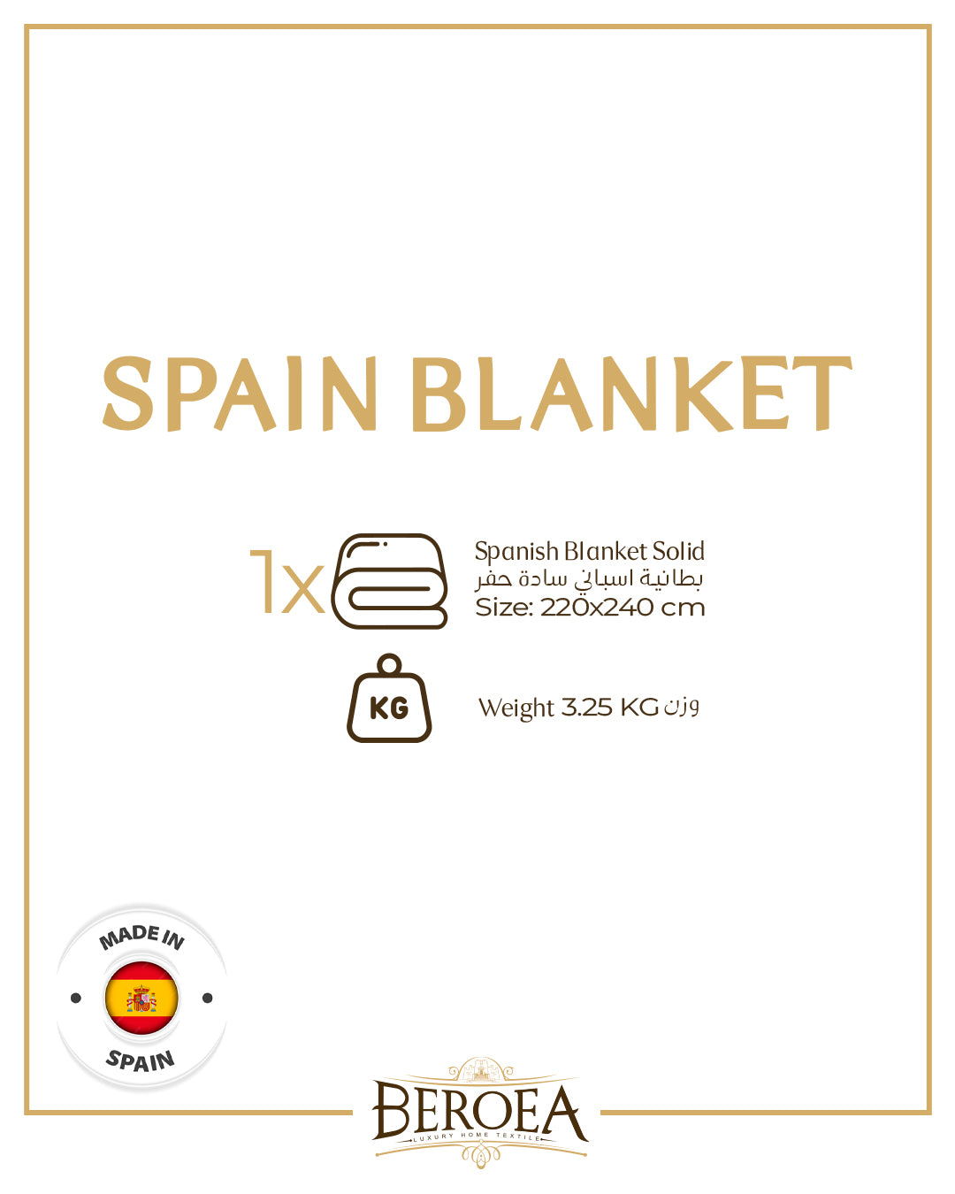 Luxurious Premium Ultra Soft Spanish Blanket — box contents