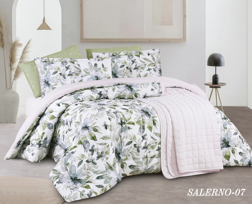 ساليرنو طقم لحاف مطبوع 9 قطع