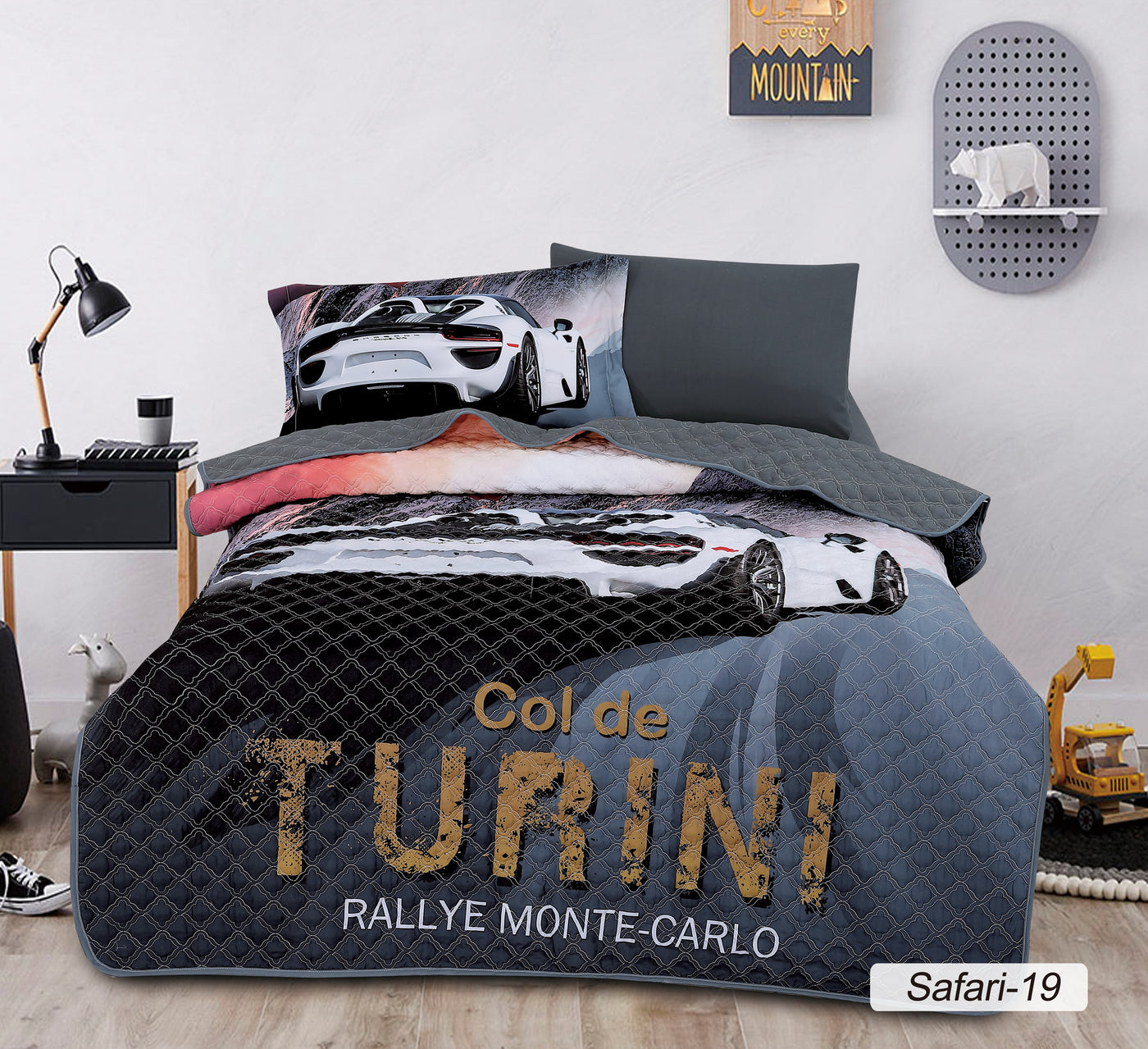 Safari Kids Bedspread set Twin Size — box contents