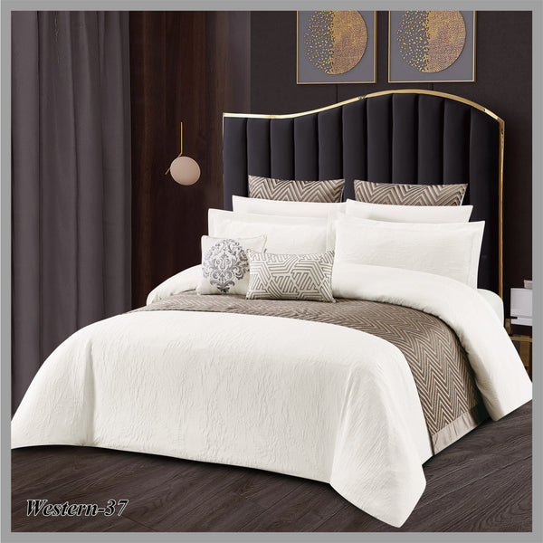 Western Jacquard Microfiber Comforter