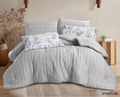 Stripy Solid Striped Comforter Set 6 PCS