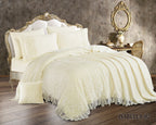 Isabella Double Fur Lace Blanket 7 Pieces set