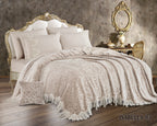Isabella Double Fur Lace Blanket 7 Pieces set