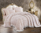 Isabella Double Fur Lace Blanket 7 Pieces set