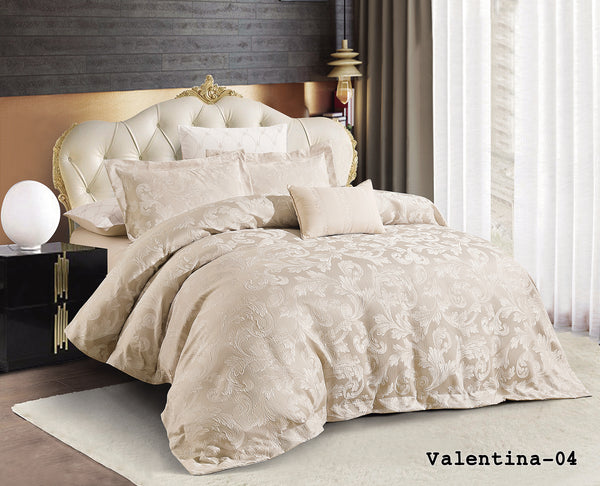 Valantina Jacquard comforter set L.Gold