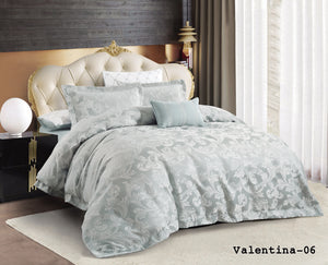 Valantina Jacquard comforter set Light Tiffany