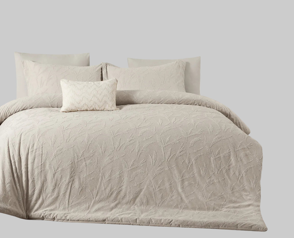 Bloom Patterned Comforter Set Single Size 4 PCS