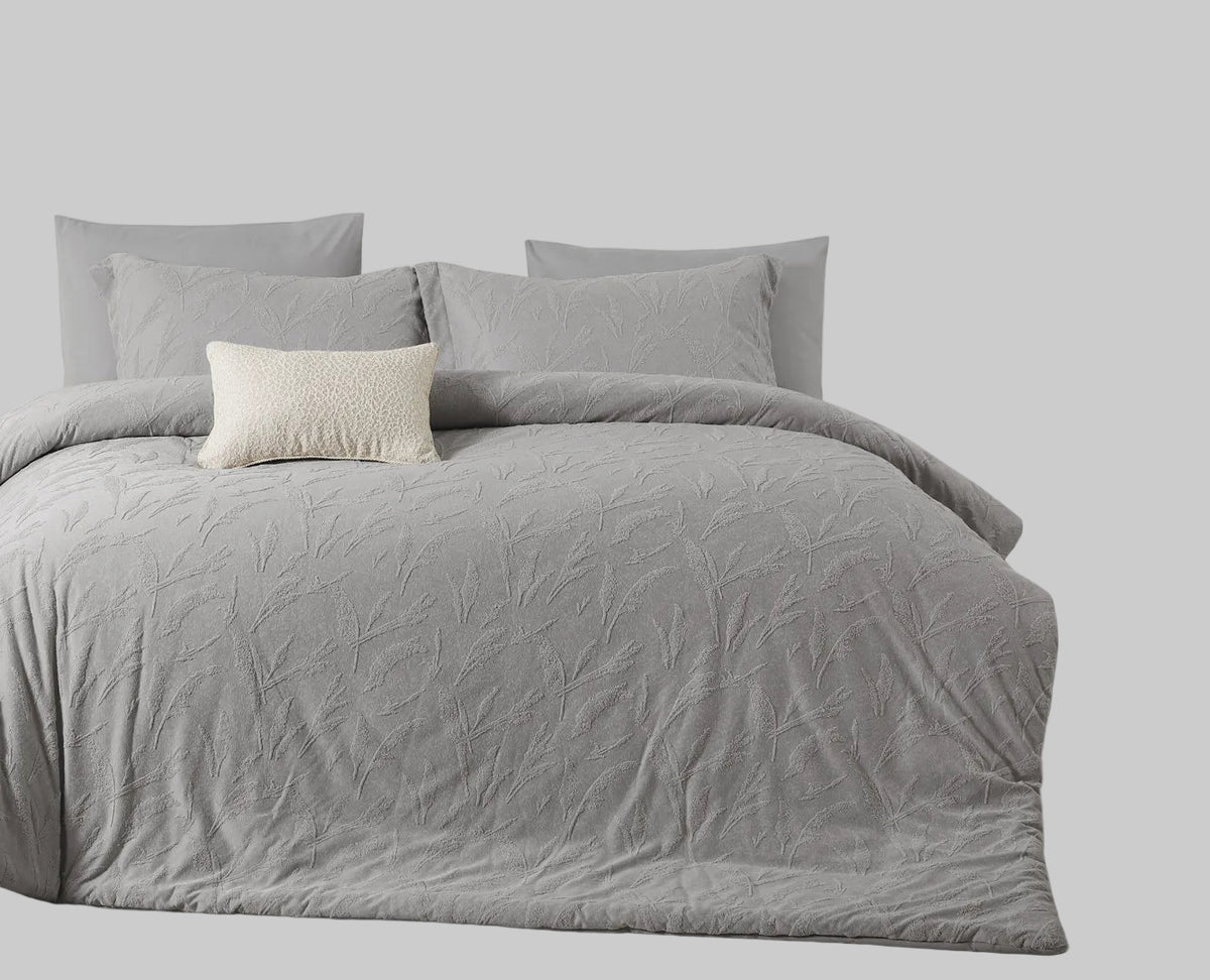 Bloom Patterned Comforter Set Single Size 4 PCS