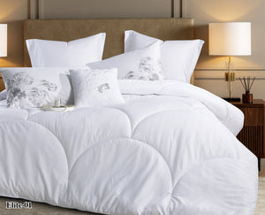 مفرش ايليت سادة مطرز قطن 100%