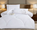 Elite Embroidery Solid Cotton 100% Comforter Set Single Size 4 PCS