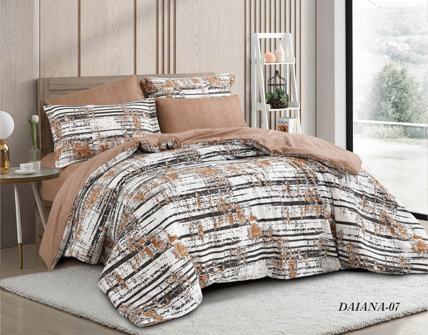 Diana Printed Duvet Cover Set Without filling