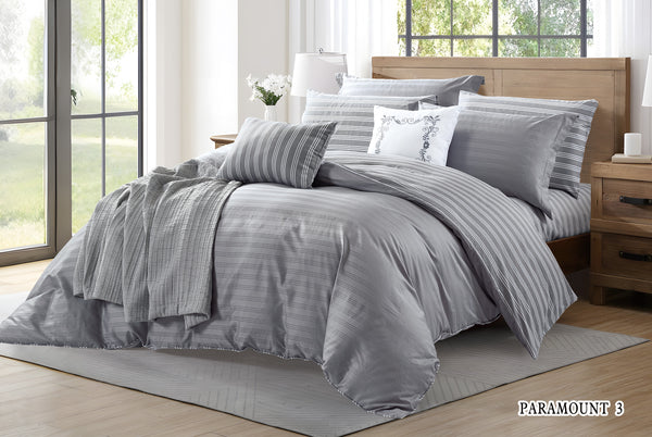 Paramount Hotel Comforter Set Grey